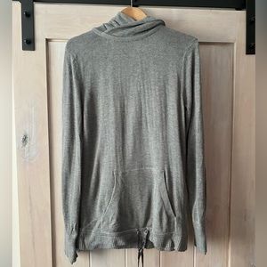 Lululemon Gray Cashmere Blend Pullover Hoodie